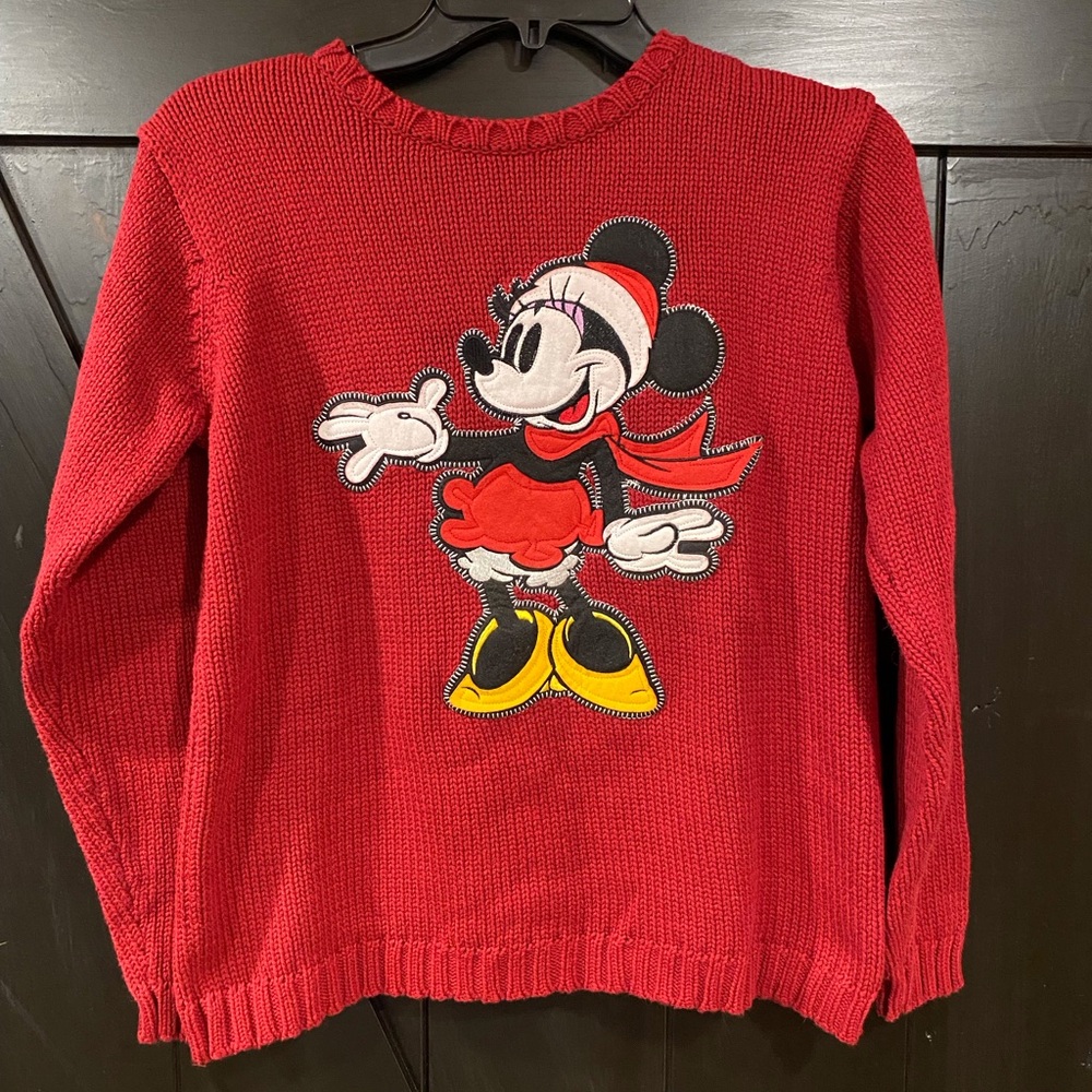 EUC Minnie Mouse Disney Vintage  sweater.